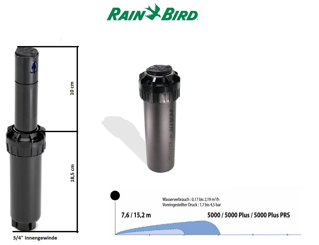 Rain Bird 5004 PC Regner für Bewässerungsanlagen